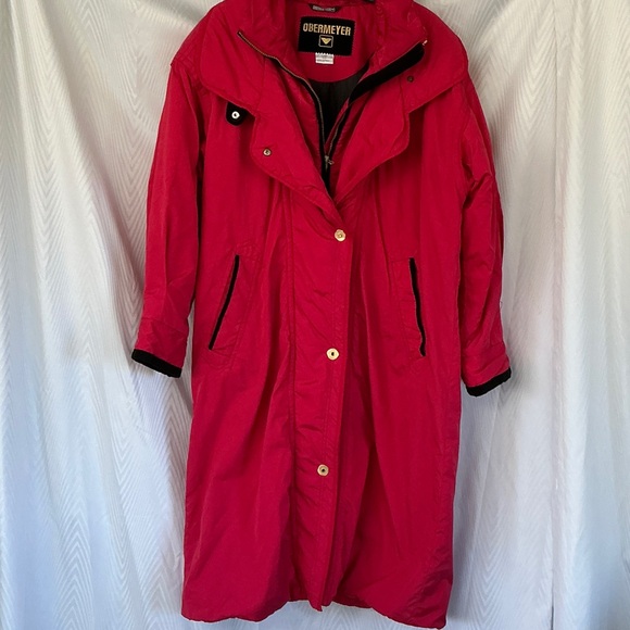 Obermeyer Women's Vibrant Red Trench Coat - Picture 4 of 15